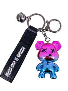 Quà Tặng Móc Khóa Dễ Thương-Ba Lô Quyến Rũ Cặp Đôi Hoạt Hình Gấu Bé Trai Gái Túi Móc Khóa Nam Nữ Xe Móc Khóa Móc Chìa Khóa quyến rũ Anime Móc Khóa - Nhiều màu - Xem 2