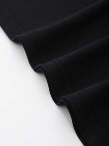 Men Slogan Graphic Tee - Black - View 5