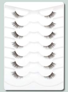 7對超長假睫毛 - 黑色 - 查看 6