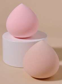 2 件干湿两用化妆海绵套装，桃形海绵粉扑，可重复使用和可清洗的化妆涂抹器，用于粉末和液体，柔软混合面部化妆工具，适合日常化妆或旅行，适合男女、化妆、便宜、房间装饰、梳妆台、旅行、卧室、化妆配件、粉扑、化妆搅拌器、粉扑、化妆海绵 - 彩色 - 查看 5