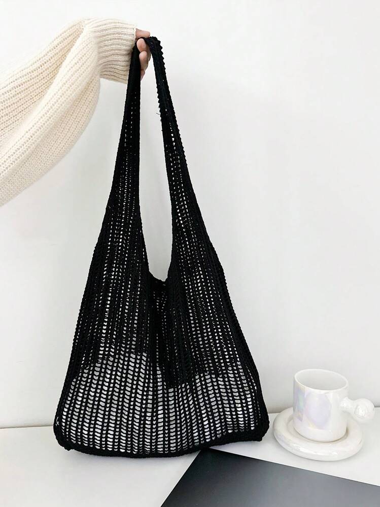 CORIOS Elegante Borsa a Mano da Donna PU Pelle Impermeabile Spalla Piccola per la Spesa Ascellare Moda Viaggio Lavoro Shopping Tote Argento