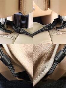 Black Car Mesh Organizer Bag Seat Back Net Bag - Black - View 6