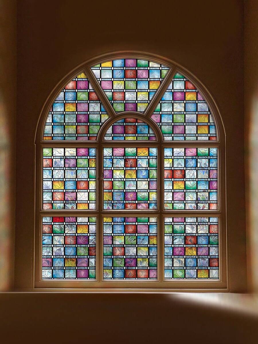 1 cuộn phim trang trí họa tiết kẻ sọc - Nhiều màu - Xem 1