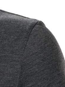 Manfinity Homme Men Contrast Trim Polo Shirt - Dark Grey - View 7