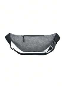 1pc Fashionable Multifunctional Waist Bag, Chest Bag, Shoulder Bag, Crossbody Bag For Casual Sports - Grey - View 2