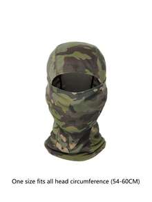 1 Máy Tính Mùa Hè Đi Xe Đạp Chống Bụi Ngụy Trang Cổ, Thoáng Mát Dây Đeo Đầu, Kem Chống Nắng Câu Cá Mặt Dành Cho Nam Cắm Trại Cắm Trại Thứ - Màu xanh lá cây đậm - Xem 3