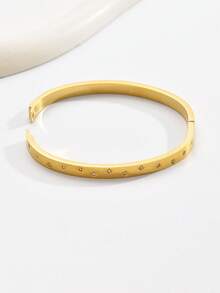 Vòng tay trang trí rhinestone - Vàng - Xem 3