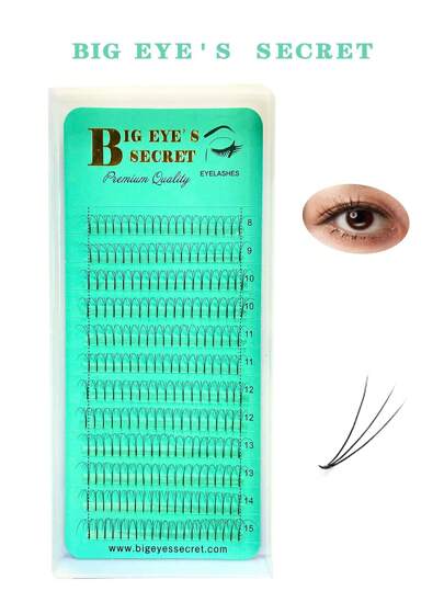 1box 3D Individual False Eyelashes