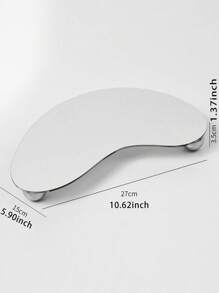 1pc Mirror Surface Jewelry Tray