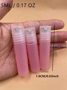 3 chai gói con lăn rỗng - Màu Hồng baby - Xem 3