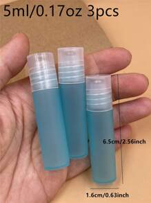 3 chai gói con lăn rỗng - Màu xanh nhạt - Xem 2