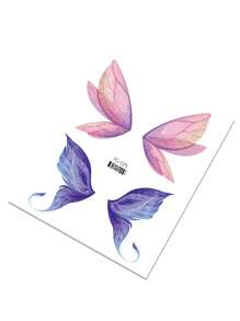 1張蝴蝶樣式紋身貼紙