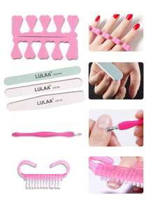 15入組美甲鑽頭拋光頭和指甲銼和電動指甲鑽套裝 - 彩色 - 查看 4