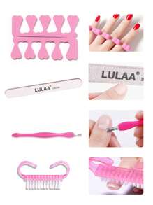 22入組指甲油烘乾燈和美甲筆和指甲銼套裝 - 彩色 - 查看 4