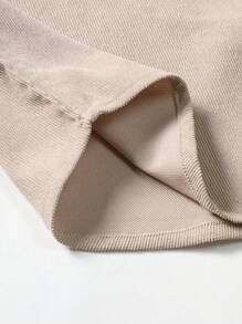 Manfinity Homme Men Dual Pocket Drop Shoulder Shirt Without Tee - Apricot - View 5