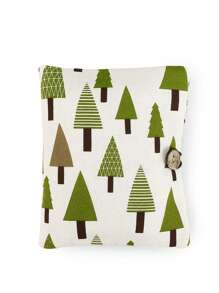 Bolsa De Almacenamiento De Pañales Y Caja De Pañuelos - Albaricoque - Ver 2