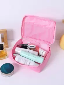 1pc Pink Simple Fashion Portable Travel Storage Large Capacity Makeup Bag For Women Girls Storage Makeup Organizer Makeup Case Bag, Room Decor, Bags, Makeup Bag, Vanity, Travel, Make Up Bag, Travel Essentials, Organizer, Storage, Travel Essential, Makeup Organizer, Makeup Bags, Toiletry Bag, Desk Organiser, Cosmetic Bag, Makeup Pouch, Make Up Organizer, Vanity Accessories, Make Up Pouch, Make Up Bags,Makeup Bag,Make Up Bag,Makeup Bags,Cosmetic Bag,Makeup Organiser,Travel,Makeup Pouch,Bag,Vanity,Make Up Pouch,Travel Essentials,Pouch Bag,Make Up Bags,Bags,Travel Essential,Vanity Accessories,Small Makeup Bag,Makeup Pouch,Cosmetic Bag,Travel Essential,Large Capacity,Large Makeup Bag,Christmas Gifts,Pouch,Travel,Gifts For Women Travel Essential,Pouch,Clutch / Small Handbag, Makeup Organizer,Makeup Organize,Pouch,Brush Holder,Mini Pouch,Large Capacity Pouch,Gifts For Women,Christmas Gifts,Gift Ideas For Women