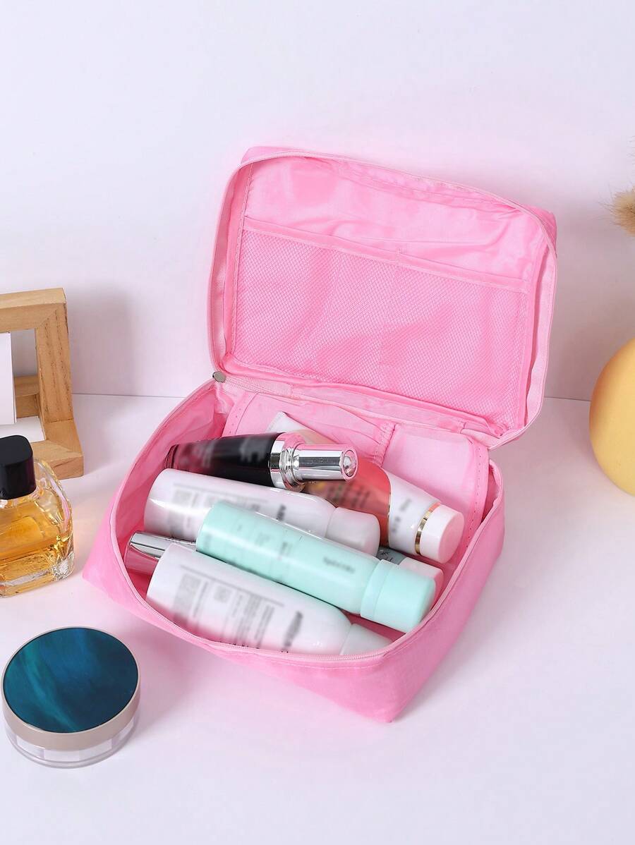 1pc Pink Simple Fashion Portable Travel Storage Large Capacity Makeup Bag For Women Girls Storage Makeup Organizer Makeup Case Bag, Room Decor, Bags, Makeup Bag, Vanity, Travel, Make Up Bag, Travel Essentials, Organizer, Storage, Travel Essential, Makeup Organizer, Makeup Bags, Toiletry Bag, Desk Organiser, Cosmetic Bag, Makeup Pouch, Make Up Organizer, Vanity Accessories, Make Up Pouch, Make Up Bags,Makeup Bag,Make Up Bag,Makeup Bags,Cosmetic Bag,Makeup Organiser,Travel,Makeup Pouch,Bag,Vanity,Make Up Pouch,Travel Essentials,Pouch Bag,Make Up Bags,Bags,Travel Essential,Vanity Accessories,Small Makeup Bag,Makeup Pouch,Cosmetic Bag,Travel Essential,Large Capacity,Large Makeup Bag,Christmas Gifts,Pouch,Travel,Gifts For Women Travel Essential,Pouch,Clutch / Small Handbag, Makeup Organizer,Makeup Organize,Pouch,Brush Holder,Mini Pouch,Large Capacity Pouch,Gifts For Women,Christmas Gifts,Gift Ideas For Women