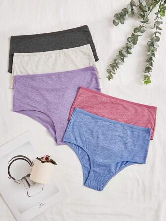 5包段染高腰內褲