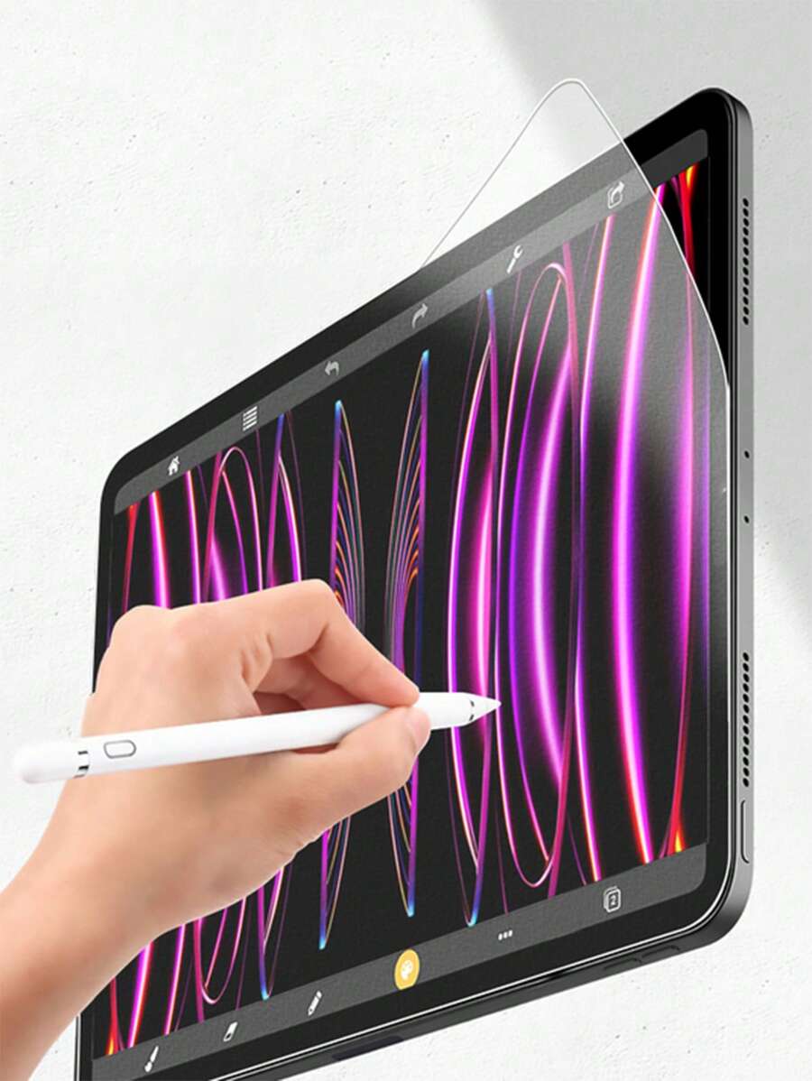 1入組透明柔軟屏幕膜適用於iPad - 無色 - 查看 1