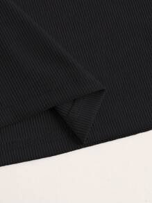 CovetEZ 大碼素色魚尾裙下擺吊帶洋裝