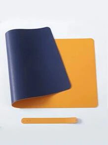1 pieza Almohadilla liso escritorio simple escritorio para casa - Rosa - Ver 6