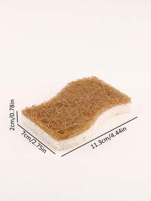 1 miếng bọt biển làm sạch hai mặt - trắng - Xem 4