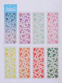 8 cái Nhãn dán hoa văn bong bóng các loại, Decal hiện đại cho học sinh - Nhiều màu - Xem 4