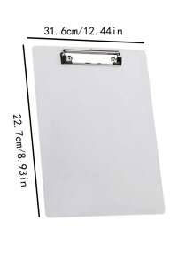 1pc Plastic Clipboard Folder - Multicolor - View 6