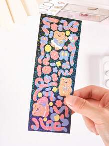 8pcs Cartoon Graphic Assorted Sticker, Cute Decal For Students - Multicolor - View 4