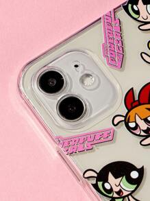 The Powerpuff Girls | ROMWE Cartoon Pattern Phone Case - Multicolor - View 2