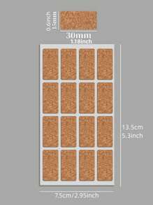 96入組素色標籤貼紙