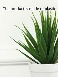 1pc 16CM(H) Agave Plant Potted, Suitable For Shop, Hotel, Bedroom, Bathroom, Desktop Decor, Evergreen Houseplant,Garden Decor,Outdoor Plant,Gardening,Fake Flowers - Green - View 8