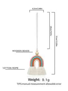 1入組汽車掛飾彩虹流蘇吊飾 - 彩色 - 查看 3