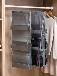For Wardrobe Closet Transparent Storage Bag Hanging Handbag Clear Sundry Shoe Bag With Hanger Pouch Handbag Organizer Hanging Purse Storage Holder for Closet, Stuff BagClothes Storage