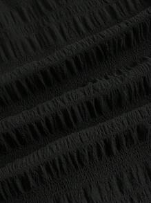 SHEIN EZwear Plus Ruffle Hem Cami Dress