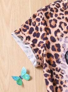 Tops con gái In hoa Báo Lá thư Giải trí - Nhiều màu - Xem 6