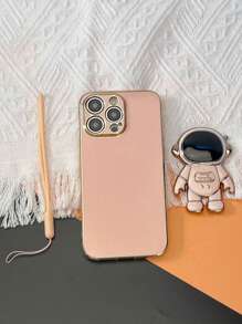 Vỏ điện thoại trang trí phi hành gia có chân đế - Hồng - Xem 2