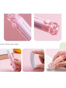 1入組爪子設計橡皮擦學生用鉛筆橡皮擦 - 粉色 - 查看 5