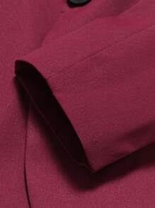 Manfinity Mode Hombres Blazer con botón & Pantalones de traje - Burdeos - Ver 5