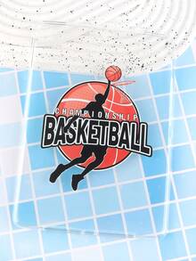 籃球印花透明保護套適用於iPad - 彩色 - 查看 3