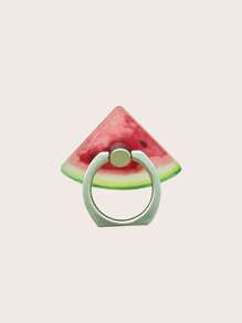 Watermelon Design Phone Ring Holder - Red - View 1