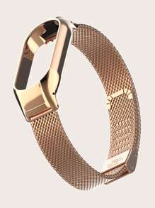 Bracelet de montre réglable en maille unie et boîtier compatibles avec Xiaomi, en cadeau pour les étudiants retournant à l'école