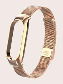 Bracelet de montre réglable en maille unie et boîtier compatibles avec Xiaomi, en cadeau pour les étudiants retournant à l'école