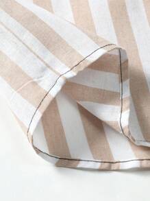 Manfinity Homme Men Cotton Striped Print Shirt Without Tee - Multicolor - View 4