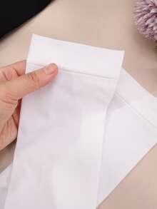 Sun Protective Anti UV 2pcs Sun Protection White Polyester Cycling Arm Sleeve - White - View 3