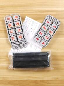 1 juego de Mahjong - Multicolor - Ver 3