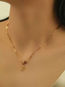 1 Dây Thép Không Gỉ Thời Trang Chòm Sao Mặt Dây Chuyền Vòng Cổ Cho Nữ Trang Trí Hàng Ngày - Vàng - Xem 3