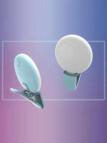 夾式圓形自拍補光燈 - 藍色 - 查看 2