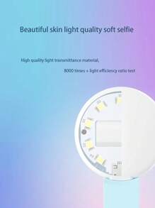 夾式圓形自拍補光燈 - 藍色 - 查看 4